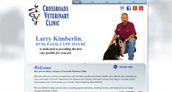 Desktop Screenshot of crossroadsvetclinic.com